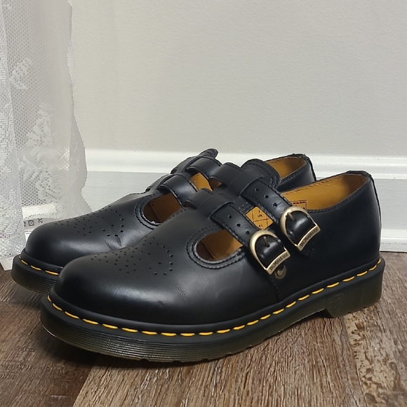 Dr. Martens Shoes - Dr. Martens 8065 Buckle Mary Jane Loafers
